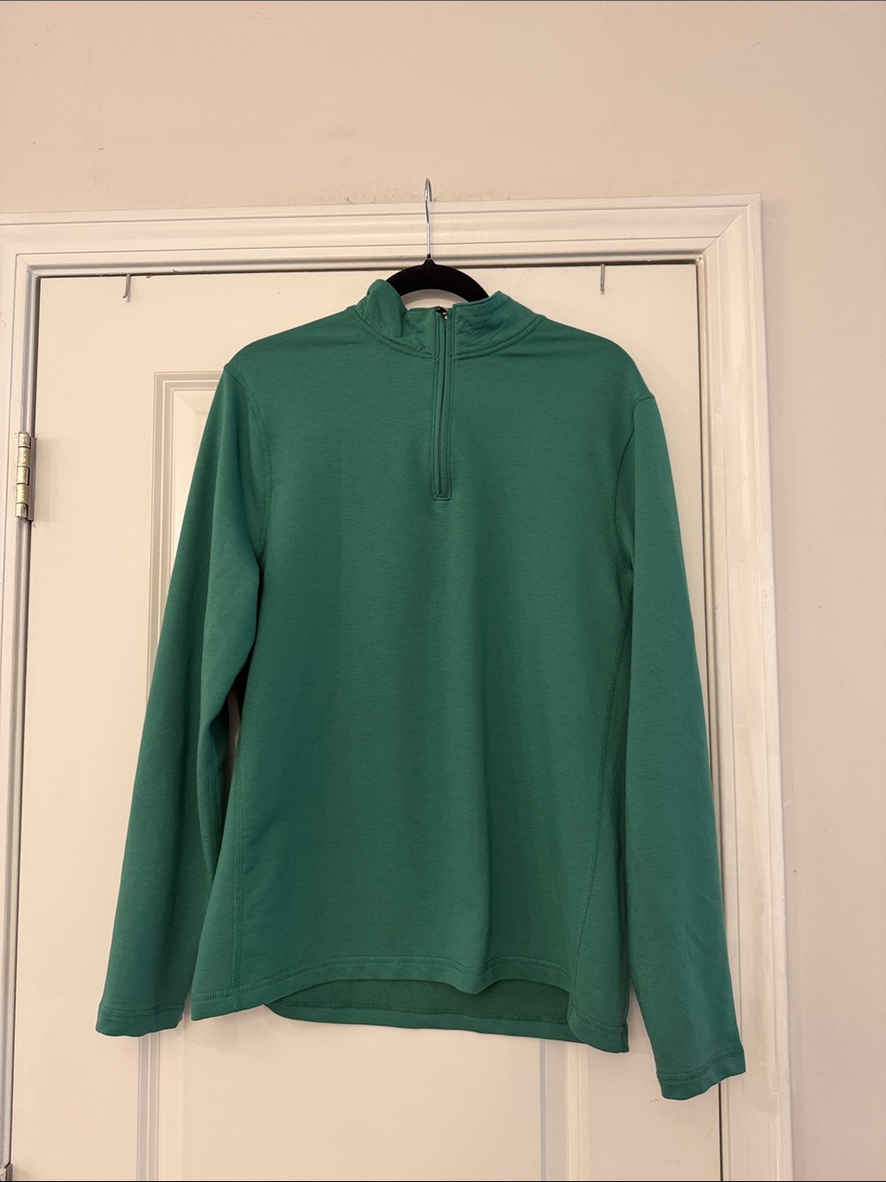 J. Crew Men's Teal Quarter-Zip Pullover NWOT
